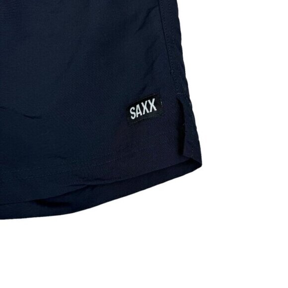 Saxx Cannonball 2N1 Shorts Mens Hybrid Black Ballpark Pouch Gym Brief Liner US S - Picture 5 of 9